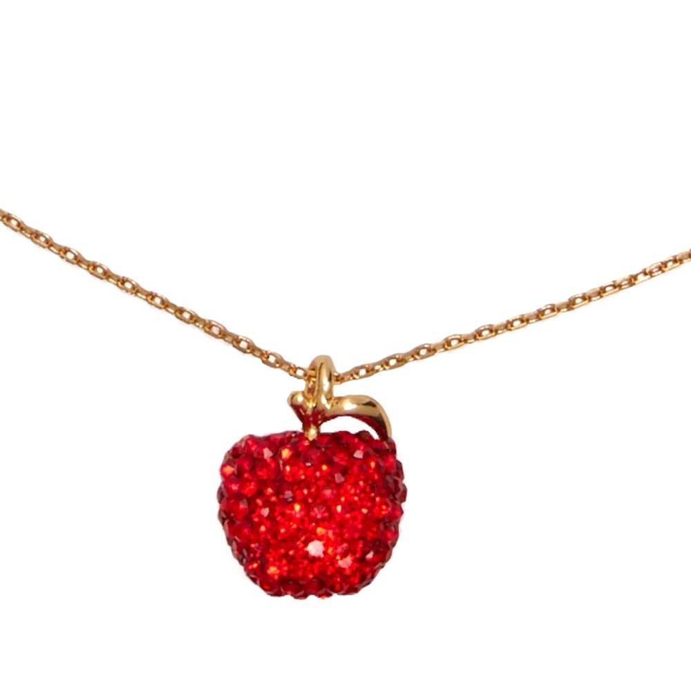 KATE SPADE • Dashing Beauty Apple Necklace - Picture 4 of 5